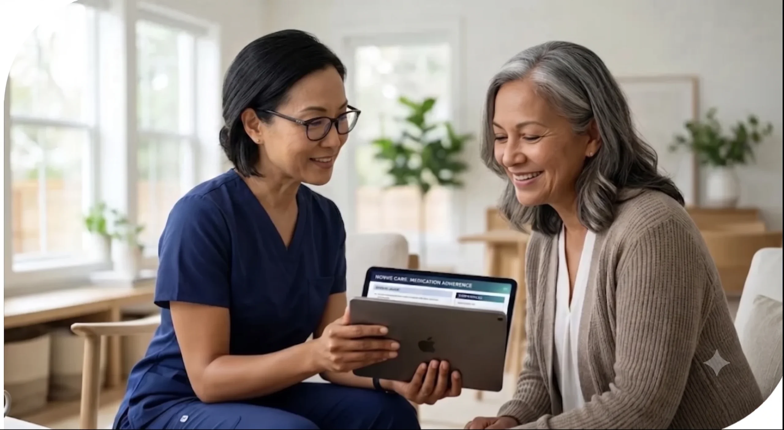 Informational promotional image titled "Free Resources for Nurses" displaying tools, guides, and teaching materials offered in various languages to assist with older adult home care and lifelong learning. Free Resources for Nurses guide cover highlighting tools, teaching materials, and multi-language support for geriatric home care.